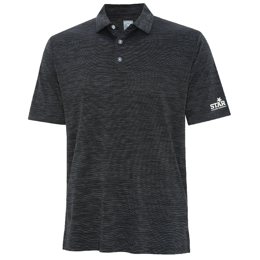 CALLAWAY - Mens Broken Stripe Texture Polo