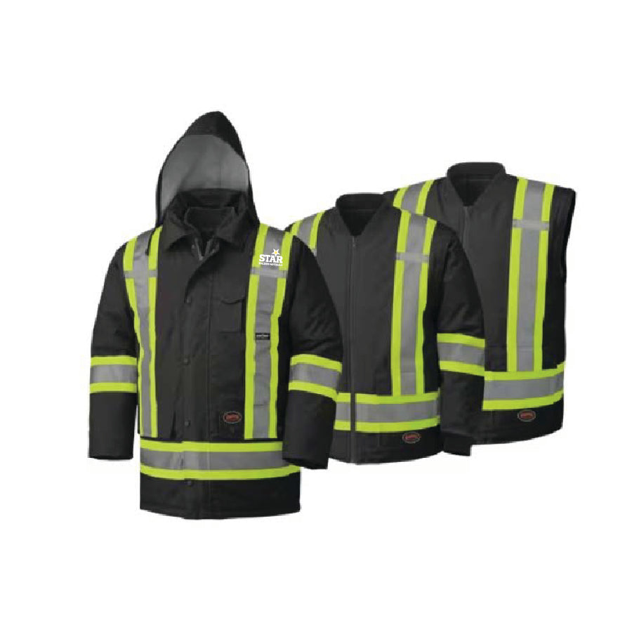 PIONEER - Hi-Vis 7-in-1 Waterproof Parka