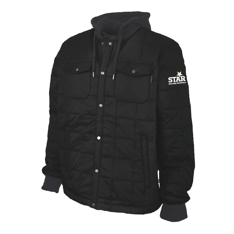 TOUGH DUCK - Mens Hooded Freezer Jacket with PrimaLoft® Insulation