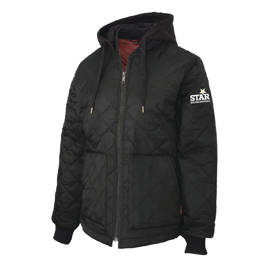 TOUGH DUCK - Womens Hooded Freezer Jacket with PrimaLoft® Insulation
